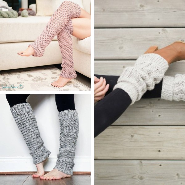 Modern Crochet Leg Warmers – 20 Free Patterns