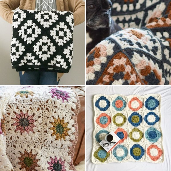 Crochet a Granny Square Blanket – 33 Free Patterns