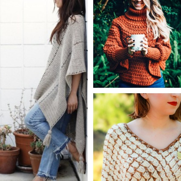 14 Free Crochet Poncho Patterns