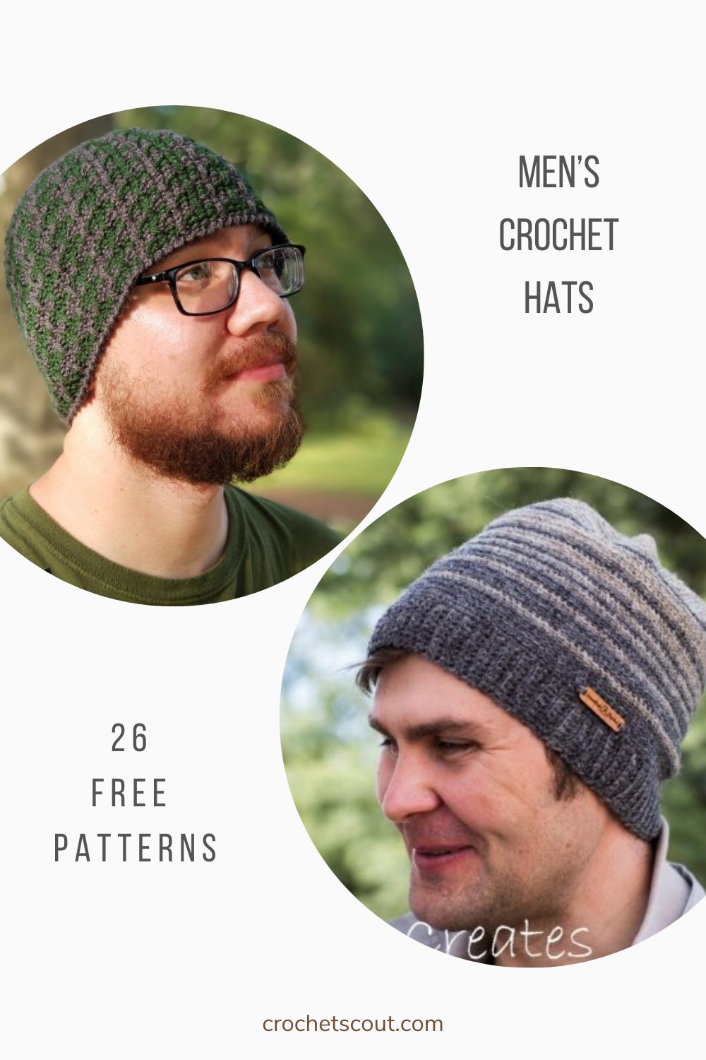 Men's Crochet Hats - 26 Free Patterns - Crochet Scout