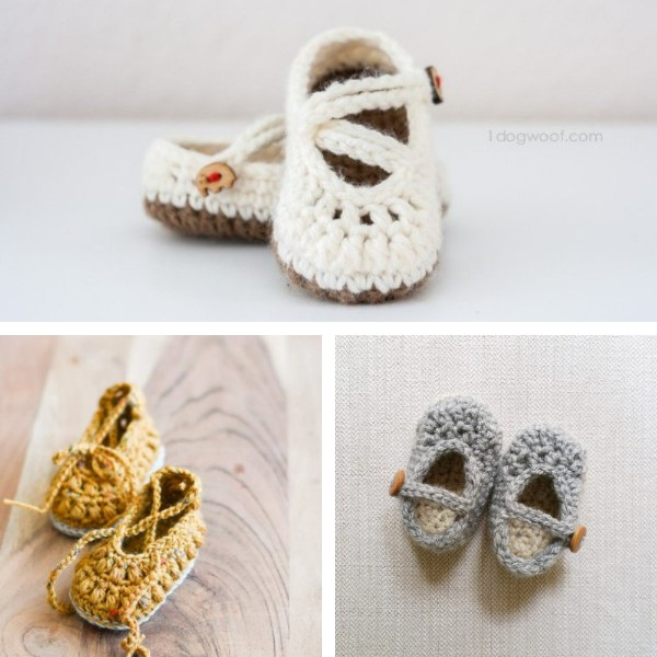 Sweet Crochet Mary Janes – 16 Free Patterns