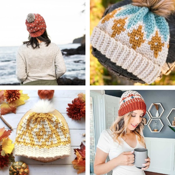 Free Crochet Colourwork Hat Patterns