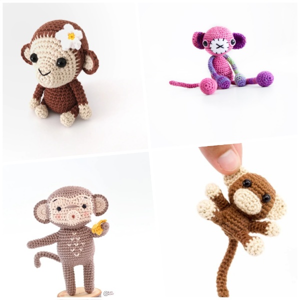 24 Free Crochet Monkey Patterns