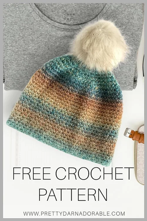 A simple single crochet beanie.