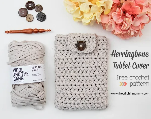 iPad mini crochet cover