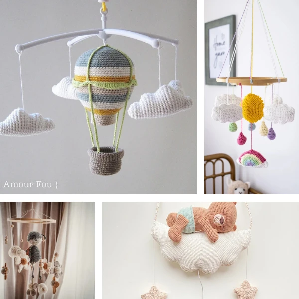 Crochet Baby Mobiles: 18 Beautiful Free Patterns