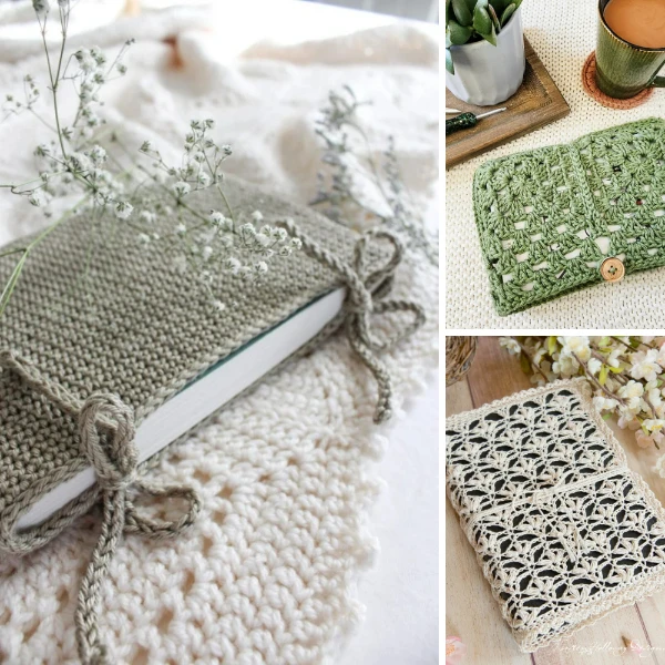 16 Free Crochet Book Sleeve Patterns