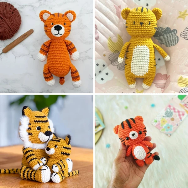 17 Adorable Crochet Tiger Amigurumi Patterns (All Free!)