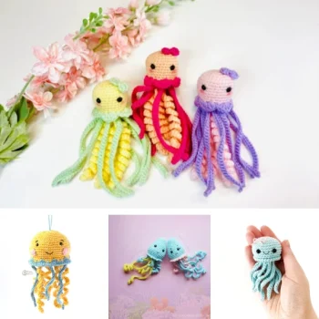 Easy Crochet Jellyfish : 15 Free Patterns