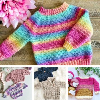 Free Crochet Sweater Patterns for Babies & Kids