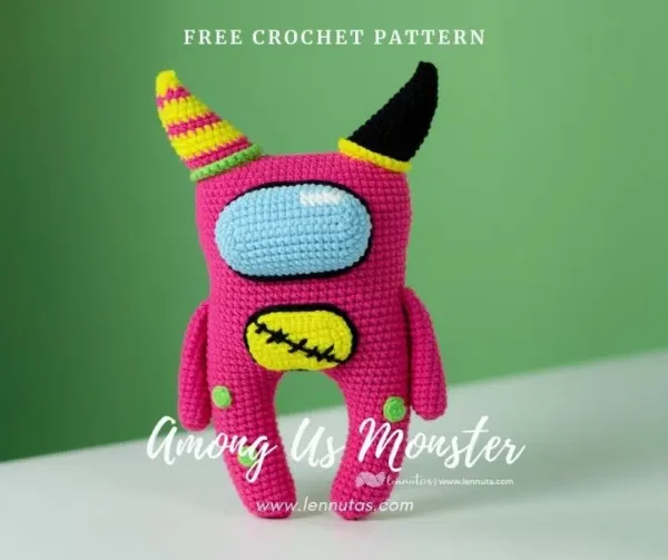 An amazing free among us monster pattern.